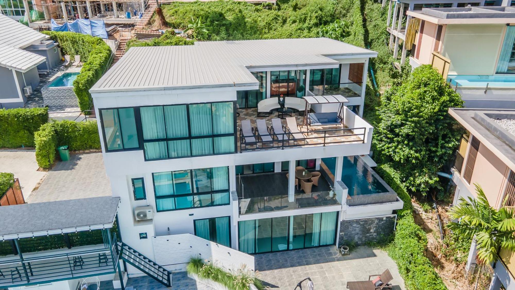Mona Seaview Pool Villa Beach Front Aoyon Beach บ้านมะขาม ภายนอก รูปภาพ